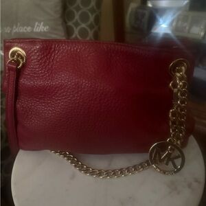Michael Kors Red bag (1) &  (1) Black bag - Two bags for one price!